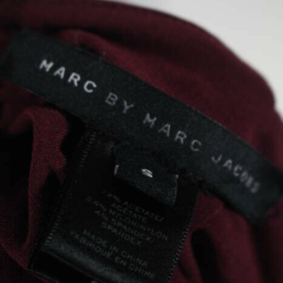 Marc By Marc Jacobs burgundy VNeck Halter piped sm - Picture 8 of 8